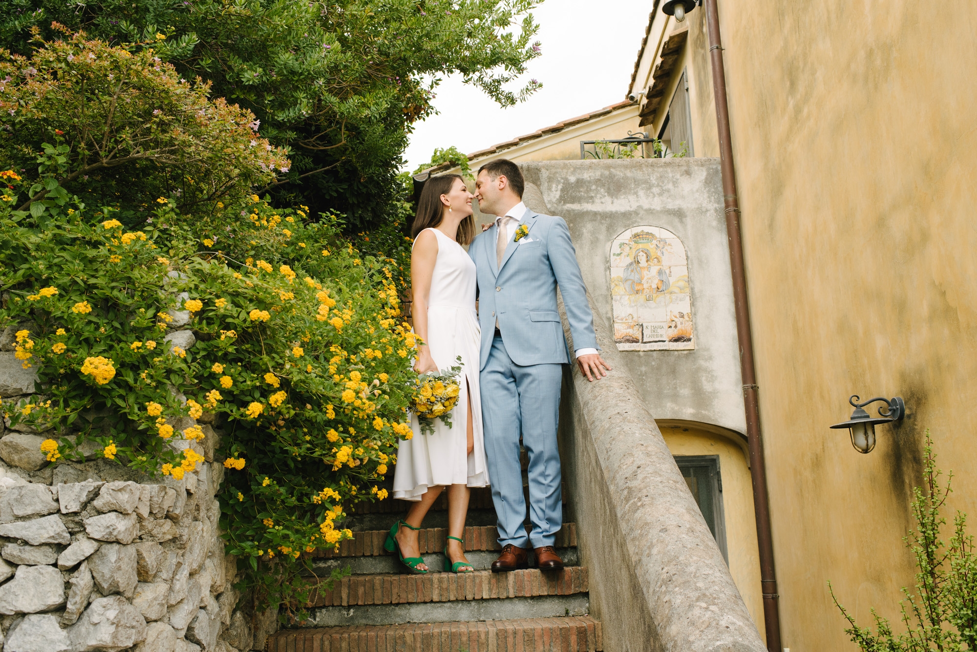 romantic wedding amalfi coast